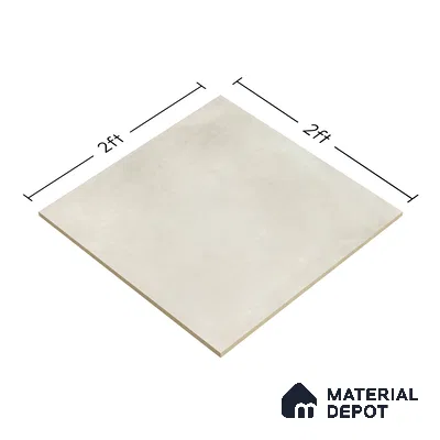 TL 00868 Oficiana Accialo 2 ft x 2 ft Matte Finish Tile - 9 mm | Suitable for Living Room, Bedroom, Bathroom | Random Designs