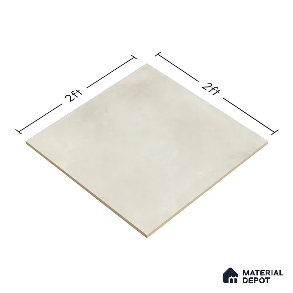 TL 00868 Oficiana Accialo 2 ft x 2 ft Matte Finish Tile - 9 mm | Suitable for Living Room, Bedroom, Bathroom | Random Designs