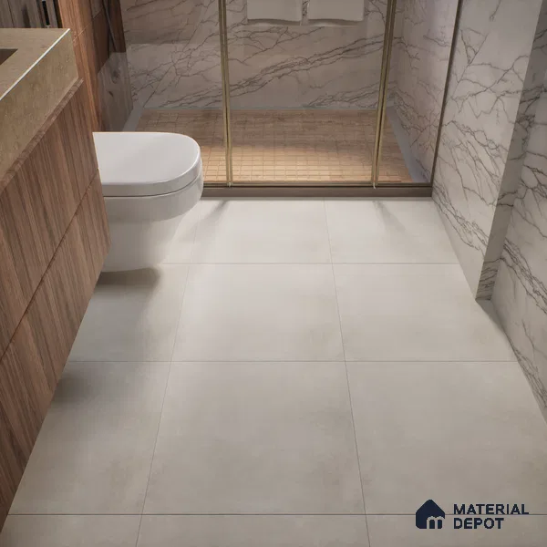 TL 00868 Oficiana Accialo 2 ft x 2 ft Matte Finish Tile - 9 mm | Suitable for Living Room, Bedroom, Bathroom | Random Designs