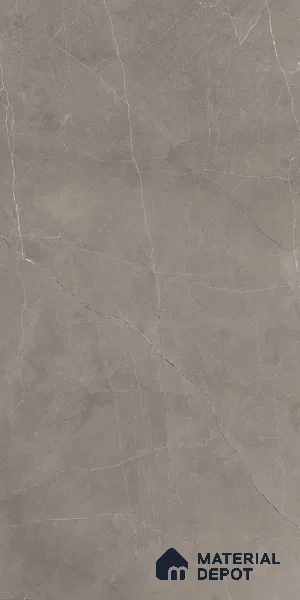 Marble Wall & Floor Tile | TL 00833 C Pulpis Grey | 4 ft x 2 ft Glossy Finish Vitrified Tile | Suitable For Living Room, Bedroom, Bathroom | Random Designs