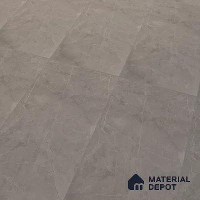 Marble Wall & Floor Tile | TL 00833 Pulpis Grey | 4 ft x 2 ft Matte Finish Vitrified Tile | Suitable For Living Room, Bedroom, Bathroom | Random Designs