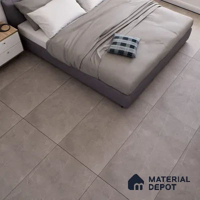 Marble Wall & Floor Tile | TL 00833 Pulpis Grey | 4 ft x 2 ft Matte Finish Vitrified Tile | Suitable For Living Room, Bedroom, Bathroom | Random Designs