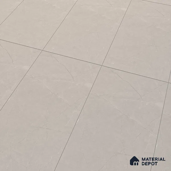 Marble Wall & Floor Tile TL 11398 Rocker Pulpis Silver | 4 ft x 2 ft Matte Finish Vitrified Tile - 9 mm | Suitable For Living Room, Bedroom & Bathroom | Random Designs