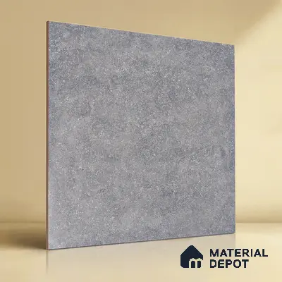 TL 00863 Rock Grey 2 ft x 2 ft Matte Finish Tile - 9 mm | Suitable for Living Room, Bedroom, Bathroom