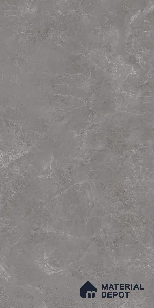 Marble Wall & Floor Tile | TL 00946 Runa Gris | 4 ft x 2 ft Matte Finish Vitrified Tile - 9 mm | Suitable For Living Room, Bedroom, Bathroom | Random Designs