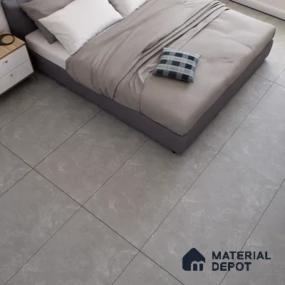 Marble Wall & Floor Tile | TL 00946 Runa Gris | 4 ft x 2 ft Matte Finish Vitrified Tile - 9 mm | Suitable For Living Room, Bedroom, Bathroom | Random Designs