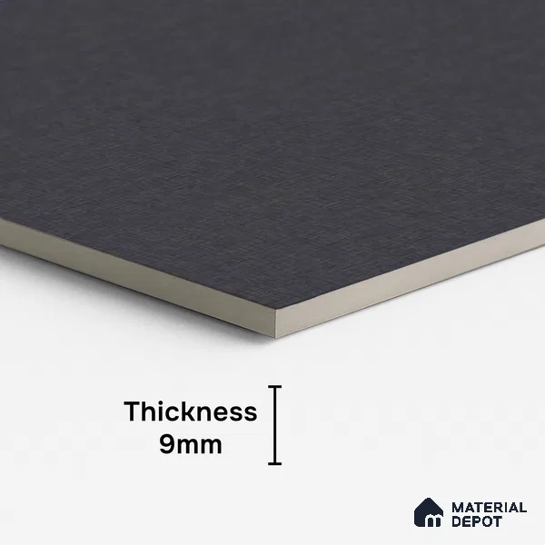 TL 00852 Lavish Ceramics Zipper Black 1200 x 600 mm Tile | Random Designs