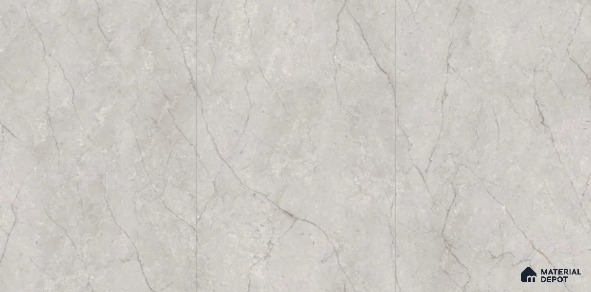 TL 02266 Lead Grey 6 ft x 4 ft Glossy Finish Endless Vitrified Wall & Floor Tile - 9 mm | Adhesive and Spacers Must be Used During Installation