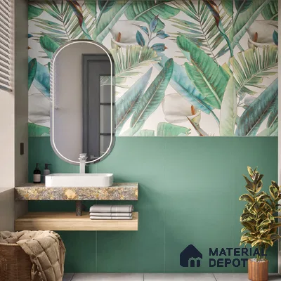TL 05528 Leaf Matte Finish 1200x600 mm Full Body Vitrified Wall & Floor Tile - 9 mm