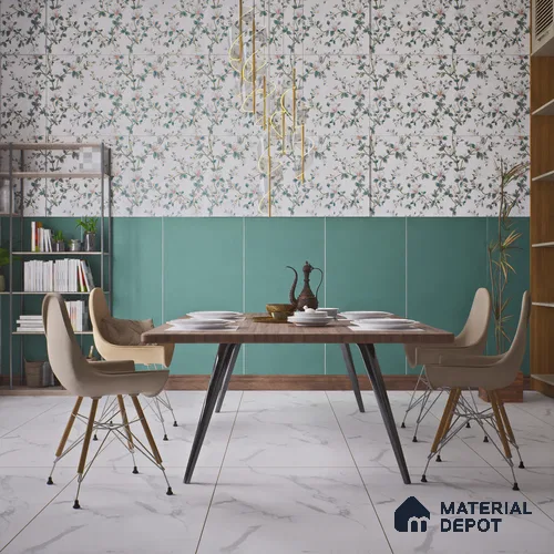 TL 05528 Leaf Matte Finish 1200x600 mm Full Body Vitrified Wall & Floor Tile - 9 mm