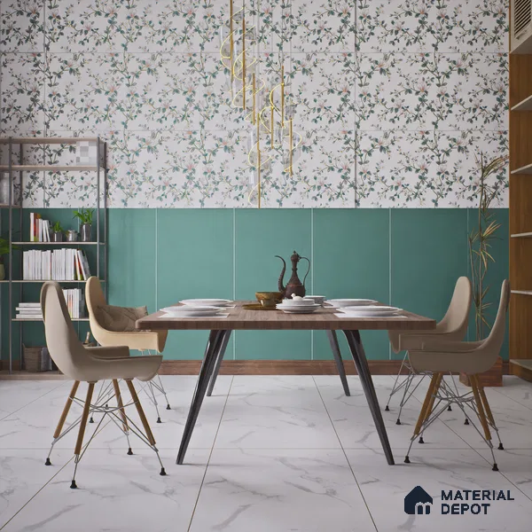 TL 05528 Leaf Matte Finish 1200x600 mm Full Body Vitrified Wall & Floor Tile - 9 mm