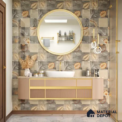 TL 05563 Lemsa Decor 4 ft x 2 ft Glossy Finish Wall Tile - 9 mm