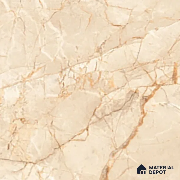 TL 02220 1 Lenitive Cream 4 ft x 2 ft Carving Matte Finish Vitrified Tile - 9 mm (Random 3)