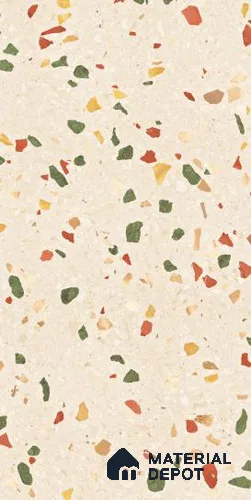 TL 12798 B Levanzo Terrazzo Beige 4 ft x 2 ft Vitrified Matte Finish Tile - 9 mm