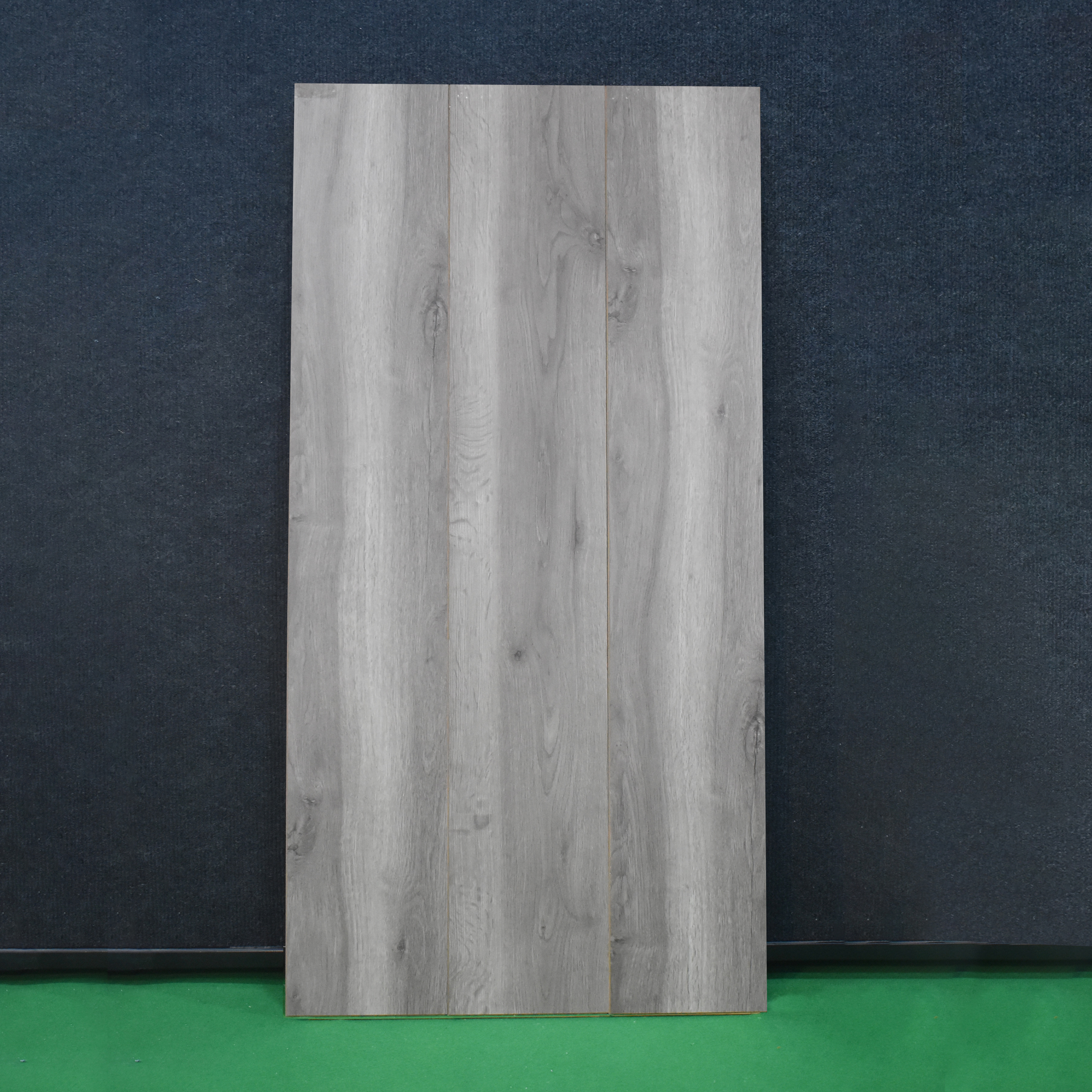 HDF Embossed Laminate Wood Floor AC4 Class 32 Grade Impulse Mountain Grey LF 00303 G 48 x 8 inch (1215x195 mm) - 8 mm | Embossed Natural Wood Surface | Square Edge | Arc Click Locking System with Moisture Resistant Yellow HDF Board | 7-10 Years Warranty