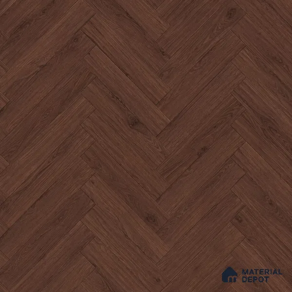 HDF Laminate Wood Floor AC5 Grade LF 00361 F Opulent Imperial Walnut (600x100 mm) - 12 mm | 100 HRS Spill Proof | EIR Surface | Anti Static and Stain Resistant | 0.5 mm Small V Groove | Uniclic