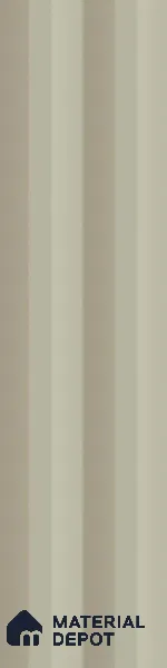 Subway Fluted Wall Tile TL 04963 C Brillo Fern Grey 12 x 3 inch Ceramic Matte Finish - 6.5 mm | Suitable for Highlighter Walls, Foyer, Bathroom, Kitchen Wall & Backsplashes (Sample)