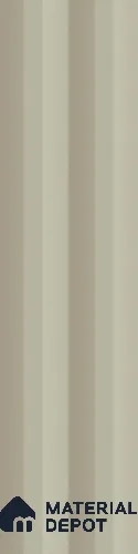 Subway Fluted Wall Tile TL 04963 C Brillo Fern Grey 12 x 3 inch Ceramic Matte Finish - 6.5 mm | Suitable for Highlighter Walls, Foyer, Bathroom, Kitchen Wall & Backsplashes