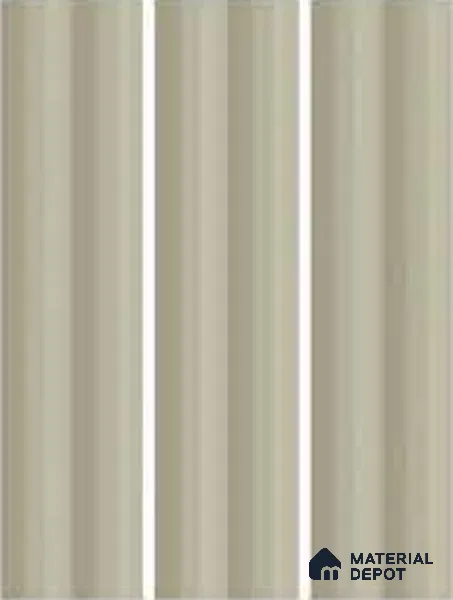 Subway Fluted Wall Tile TL 04963 C Brillo Fern Grey 12 x 3 inch Ceramic Matte Finish - 6.5 mm | Suitable for Highlighter Walls, Foyer, Bathroom, Kitchen Wall & Backsplashes (Sample)