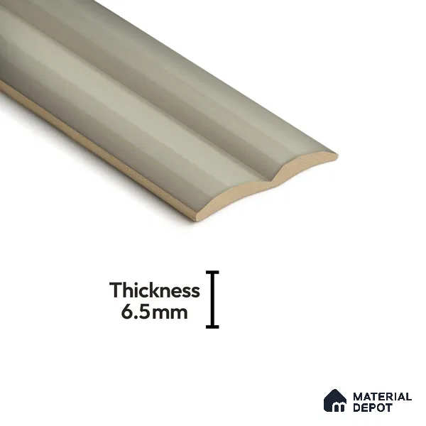Subway Fluted Wall Tile TL 04963 C Brillo Fern Grey 12 x 3 inch Ceramic Matte Finish - 6.5 mm | Suitable for Highlighter Walls, Foyer, Bathroom, Kitchen Wall & Backsplashes (Sample)