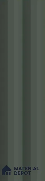 Subway Fluted Wall Tile TL 04963 D Brillo Carbon Noir 12 x 3 inch Ceramic Matte Finish - 6.5 mm | Suitable for Highlighter Walls, Foyer, Bathroom, Kitchen Wall & Backsplashes