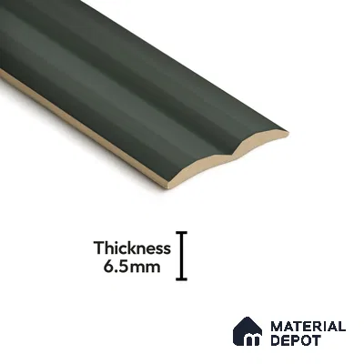 Subway Fluted Wall Tile TL 04963 D Brillo Carbon Noir 12 x 3 inch Ceramic Matte Finish - 6.5 mm | Suitable for Highlighter Walls, Foyer, Bathroom, Kitchen Wall & Backsplashes