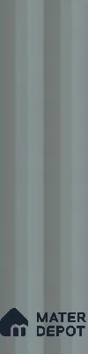 Subway Fluted Wall Tile TL 04963 G Brillo Raven Pearl 12 x 3 inch Ceramic Matte Finish - 6.5 mm | Suitable for Highlighter Walls, Foyer, Bathroom, Kitchen Wall & Backsplashes (Sample)