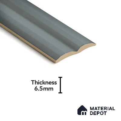 Subway Fluted Wall Tile TL 04963 G Brillo Raven Pearl 12 x 3 inch Ceramic Matte Finish - 6.5 mm | Suitable for Highlighter Walls, Foyer, Bathroom, Kitchen Wall & Backsplashes (Sample)