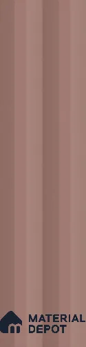 Subway Fluted Wall Tile TL 04963 H Brillo Rustic Earth 12 x 3 inch Ceramic Matte Finish - 6.5 mm | Suitable for Highlighter Walls, Foyer, Bathroom, Kitchen Wall & Backsplashes