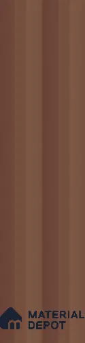 Subway Fluted Wall Tile TL 04963 J Brillo Cedar Bark 12 x 3 inch Ceramic Matte Finish - 6.5 mm | Suitable for Highlighter Walls, Foyer, Bathroom, Kitchen Wall & Backsplashes