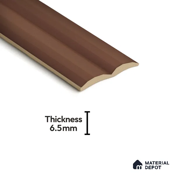 Subway Fluted Wall Tile TL 04963 J Brillo Cedar Bark 12 x 3 inch Ceramic Matte Finish - 6.5 mm | Suitable for Highlighter Walls, Foyer, Bathroom, Kitchen Wall & Backsplashes (Sample)