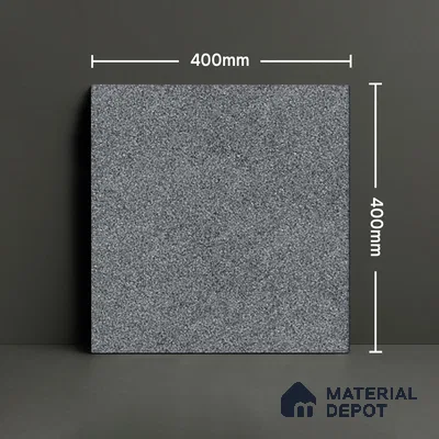 Parking Floor Tile TL 02330 B Dark 16 x 16 inch Vitrified Anti Skid Matte Finish Heavy Duty Tile - 12 mm | Suitable For Bathroom, Heavy Traffic Areas | Pattern Alignment May Vary | 2-3 mm Spacer is Mandatory