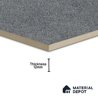 Parking Floor Tile TL 02330 B Dark 16 x 16 inch Vitrified Anti Skid Matte Finish Heavy Duty Tile - 12 mm | Suitable For Bathroom, Heavy Traffic Areas | Pattern Alignment May Vary | 2-3 mm Spacer is Mandatory