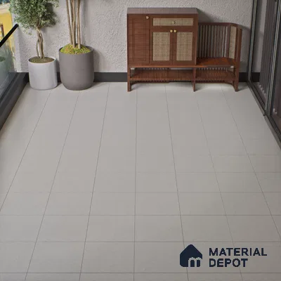 Parking Floor Tile TL 02330 A Light 16 x 16 inch Vitrified Anti Skid Matte Finish Heavy Duty Tile - 12 mm | Suitable For Outdoor, Heavy Traffic Areas | Pattern Alignment May Vary | 2-3 mm Spacer is Mandatory