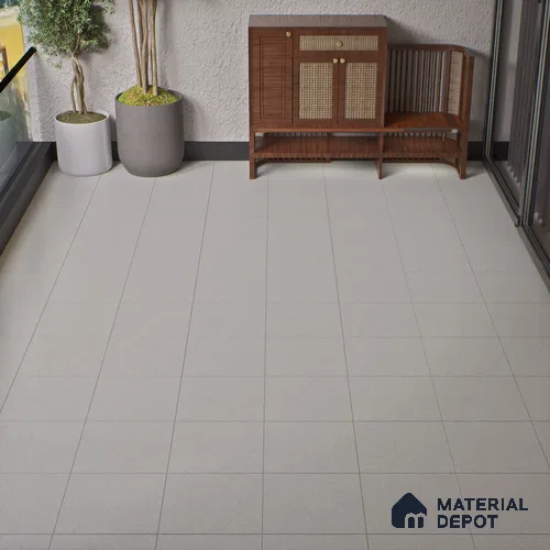 Parking Floor Tile TL 02330 A Light 16 x 16 inch Vitrified Anti Skid Matte Finish Heavy Duty Tile - 12 mm | Suitable For Outdoor, Heavy Traffic Areas | Pattern Alignment May Vary | 2-3 mm Spacer is Mandatory