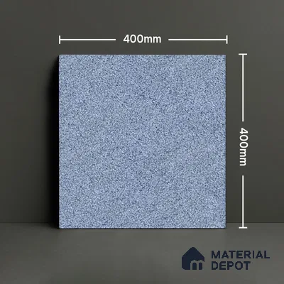 Parking Floor Tile TL 02331 B Dark 16 x 16 inch Vitrified Anti Skid Matte Finish Heavy Duty Tile - 12 mm | Suitable For Bathroom, Balcony, Heavy Traffic Areas | Pattern Alignment May Vary | 2-3 mm Spacer is Mandatory