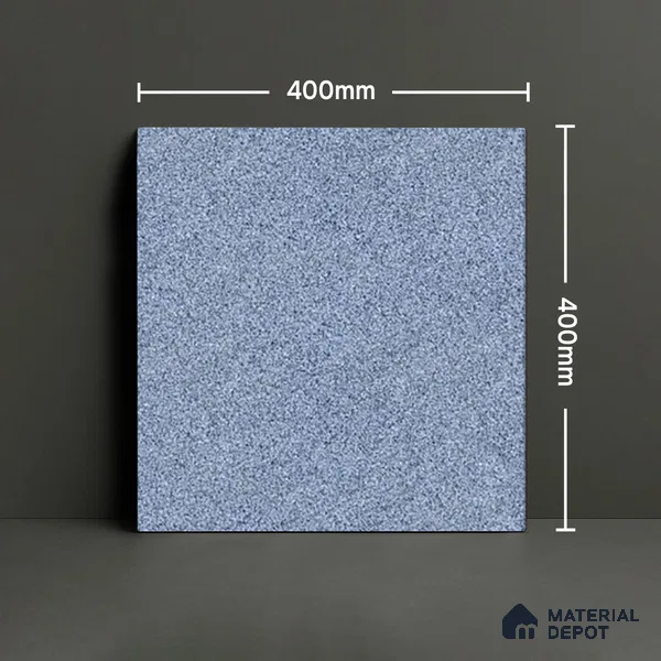 Parking Floor Tile TL 02331 B Dark 16 x 16 inch Vitrified Anti Skid Matte Finish Heavy Duty Tile - 12 mm | Suitable For Bathroom, Balcony, Heavy Traffic Areas | Pattern Alignment May Vary | 2-3 mm Spacer is Mandatory