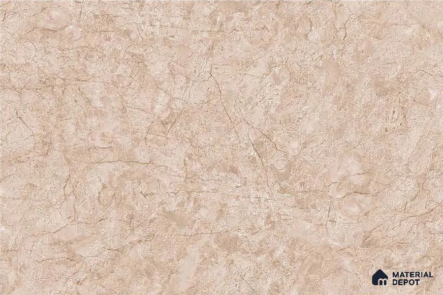 TL 03714 C Dark Butter Cream 18 x 12 inch Glossy Finish Ceramic Wall Tile - 7 mm