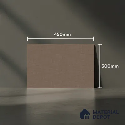 TL 02419 C Dark Brown 18 x 12 inch Glossy Finish Ceramic Wall Tile - 7 mm
