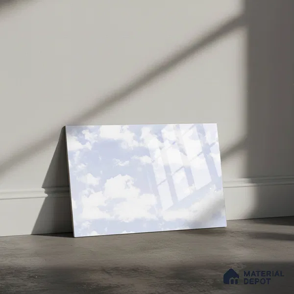 TL 02434 A Light Sky Blue 18 x 12 inch Glossy Finish Ceramic Wall Tile - 7 mm