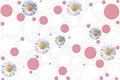TL 02426 A Light Snow White & Red 18 x 12 inch Glossy Finish Ceramic Wall Tile - 7 mm | Image 01