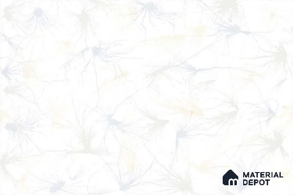 Patterned Wall Tile TL 01770 A Light Undyed White 18 x 12 inch Glossy Finish Ceramic Tile - 7 mm