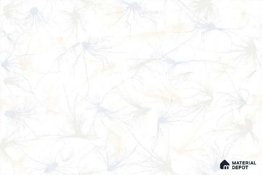 Patterned Wall Tile TL 01770 A Light Undyed White 18 x 12 inch Glossy Finish Ceramic Tile - 7 mm