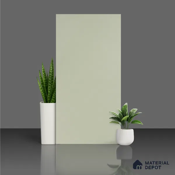 TL 00707 Lime Green Matte Finish 4 ft x 2 ft Full Body Vitrified Tile - 9 mm