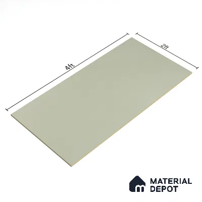 TL 00707 Lime Green Matte Finish 4 ft x 2 ft Full Body Vitrified Tile - 9 mm