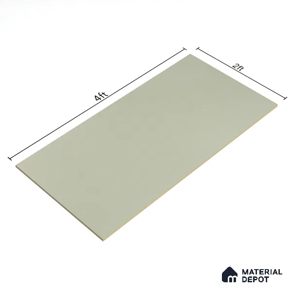 TL 00707 Lime Green Matte Finish 4 ft x 2 ft Full Body Vitrified Tile - 9 mm