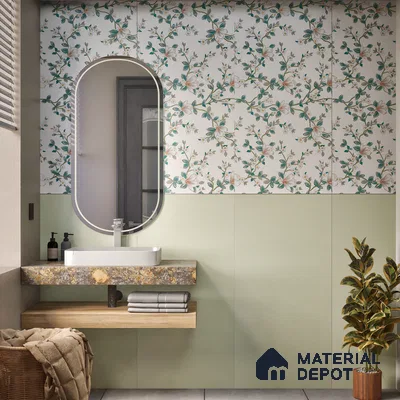 TL 00707 Lime Green Matte Finish 4 ft x 2 ft Full Body Vitrified Tile - 9 mm