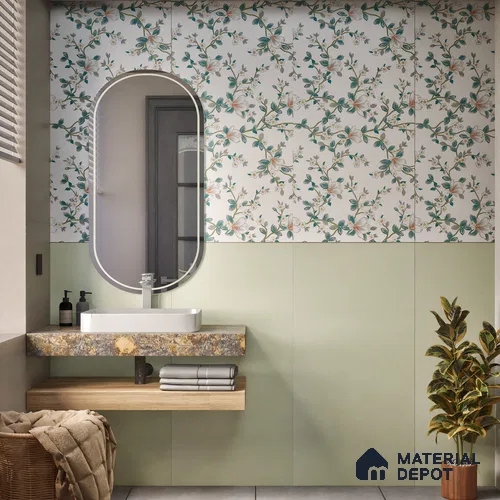 TL 00707 Lime Green Matte Finish 4 ft x 2 ft Full Body Vitrified Tile - 9 mm