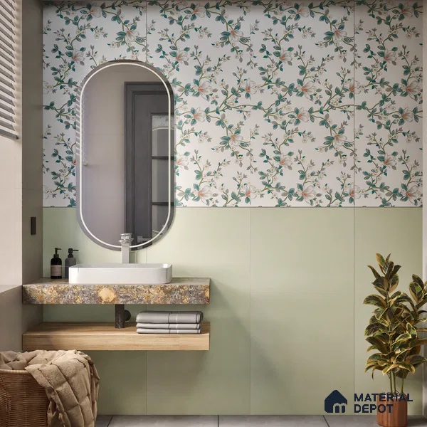 TL 00707 Lime Green Matte Finish 4 ft x 2 ft Full Body Vitrified Tile - 9 mm