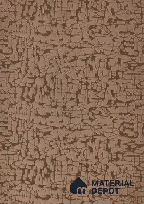 Medium Brown Solid Colors Look LM 24154 8 ft x 4 ft Texture Finish PVC Laminate - 1.5 mm | Suitable for Living Room, Kitchen, Office